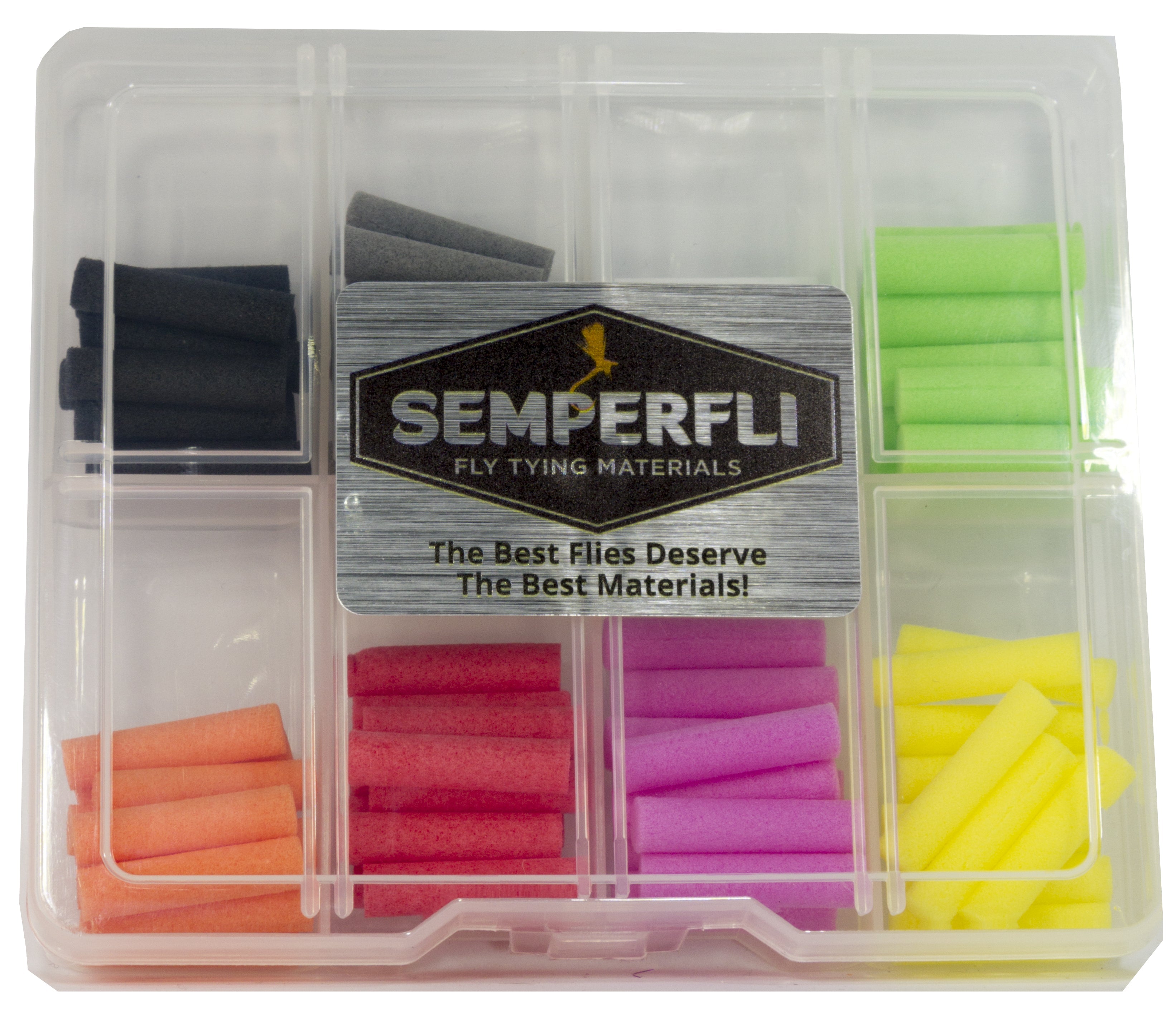Semperfli 6mm Foam Tubes (Booby Eyes) - Sportinglife Turangi